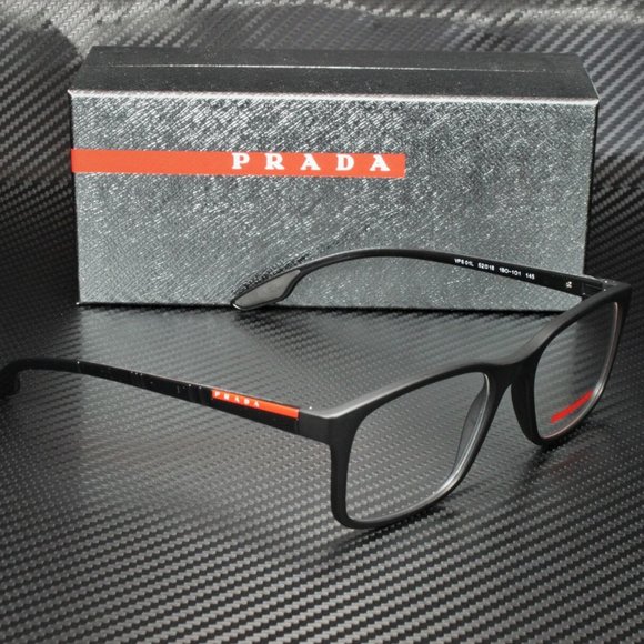 Prada Men's Matte Black Eyeglasses! - Picture 3 of 4